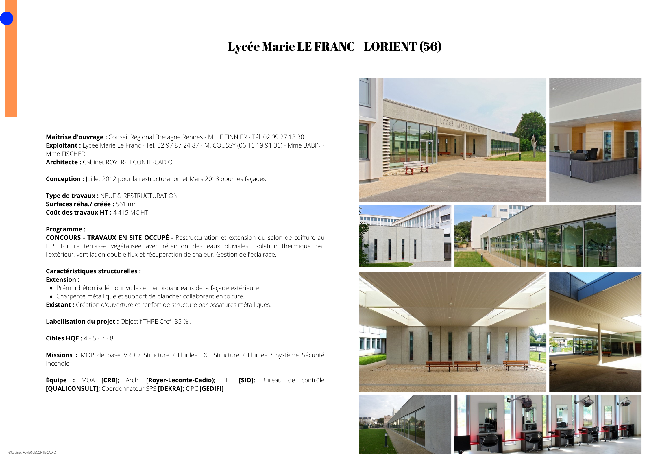Lycee Marie Le Franc LORIENT