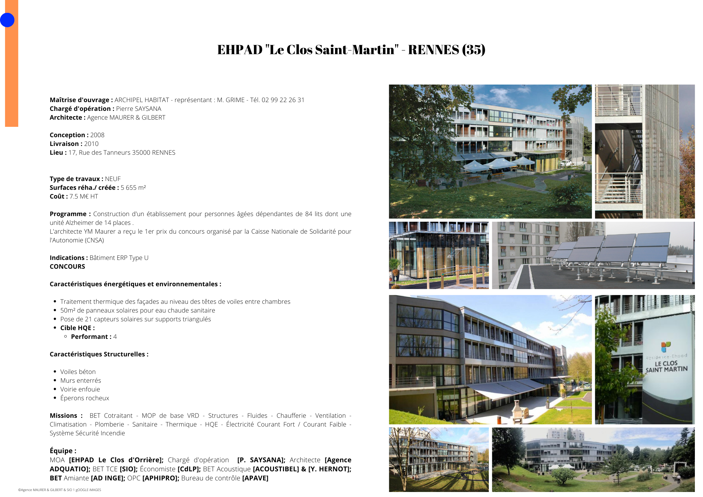 EHPAD Saint Martin RENNES