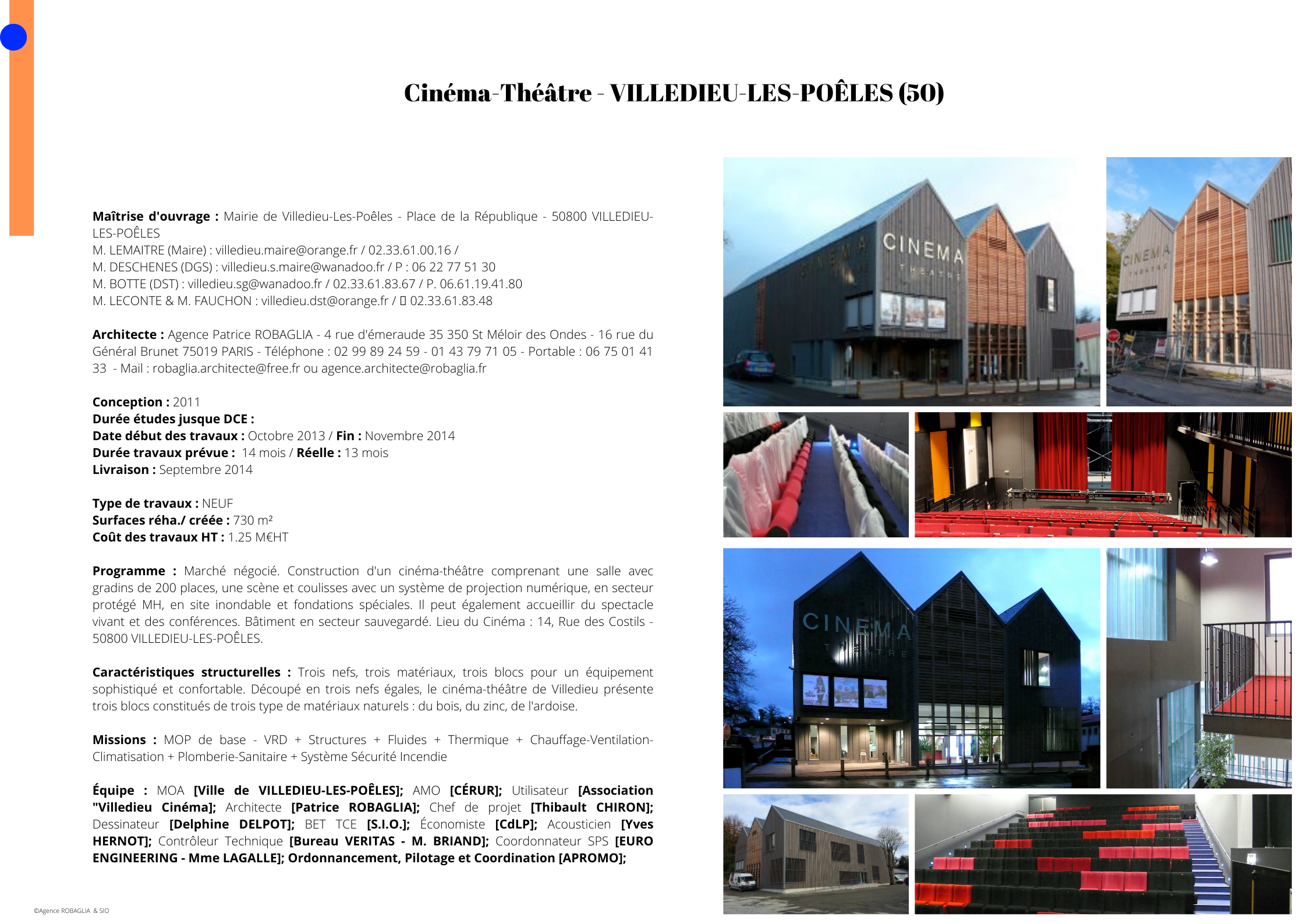 Cinema Theatre VILLEDIEU LES POELES